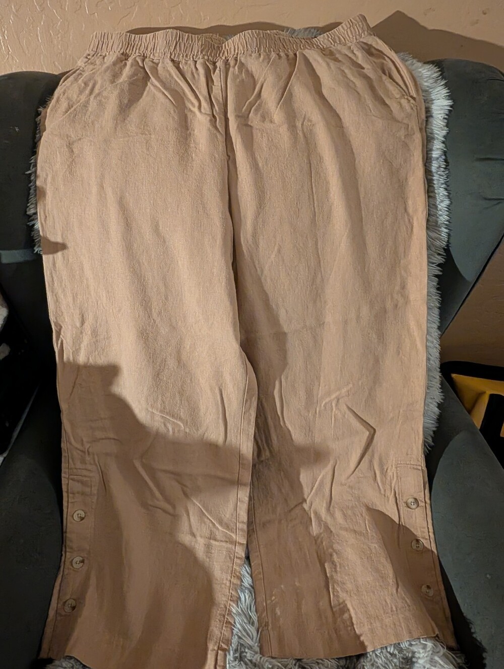Jones New York Men's Drawstring Chinos in Light Tan